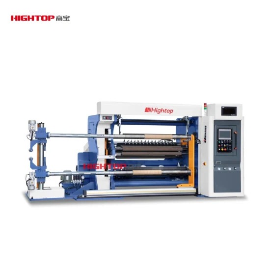 Máquina cortadora rebobinadora servo de papel de alta velocidad PET, BOPP, CPP, PE, tela no tejida, materiales ópticos de PVC, película