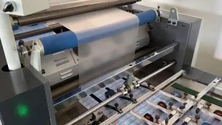 Máquina laminadora de película térmica de encolado y corte de revestimiento multifunción automática con película de fundición (SAFM-1080)